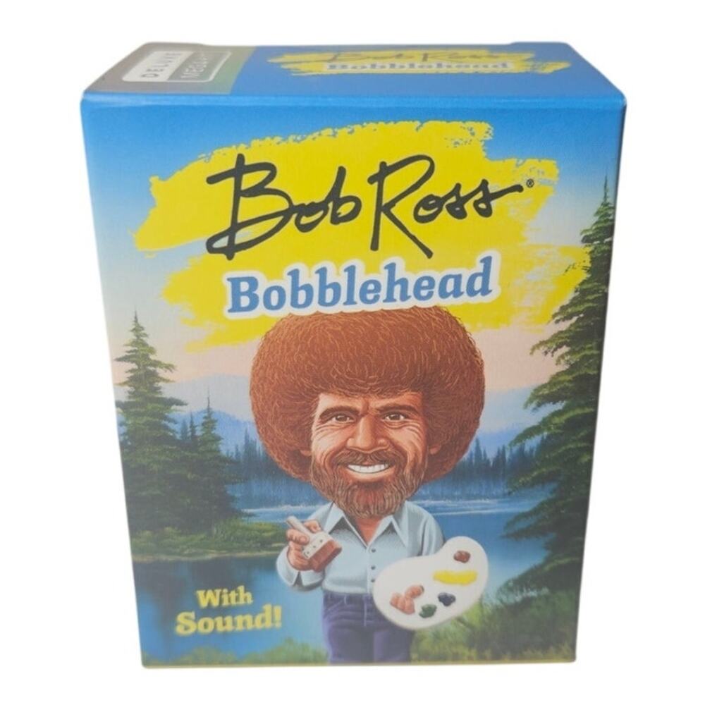 New Bob Ross Bobblehead: With Sound!